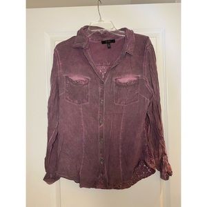 Purple flannel type shirt